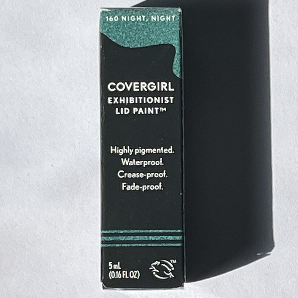 Covergirl Exhibitionist Lid Paint Cream Eyeshadow 160 Green Night Night
